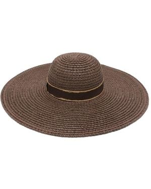 Borsalino Marlene Solid None Hat - Brown