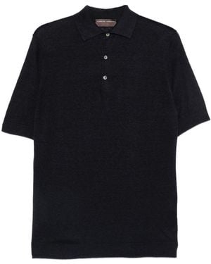 Filippo De Laurentis Short Sleeve Polo - Black