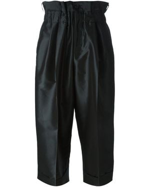 Comme des Garçons Linen Trousers - Black