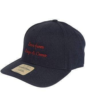 TESSABIT PRIVATE LABEL Love From Lago Di Como Baseball Cap - Blue