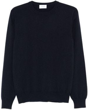 Malo Round Neck Sweather Thin Wool - Blue