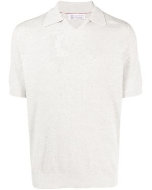 Brunello Cucinelli Polo - Bianco