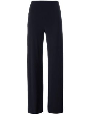 Norma Kamali Pantalone Dritto - Blu