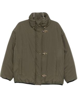 Fay 3 Ganci Padded Bomber Jacket - Green