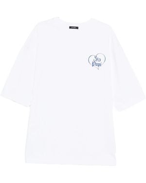 Willy Chavarria Precious Sad Papi Northsider T-Shirt - White