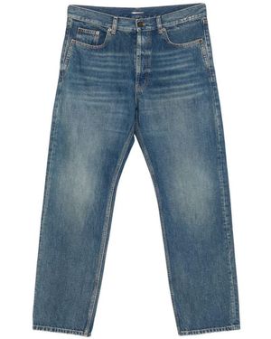 Saint Laurent Straight Denim Jeans - Blue