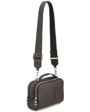 Loewe Camera Mini Leather Crossbody Bag - White