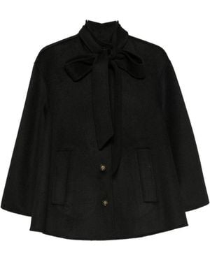 Zimmermann Valiant Wool Blend Coat - Black