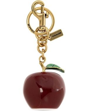 COACH Apple Charm - White