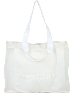 Maison Margiela Quilted Tote Bag - White