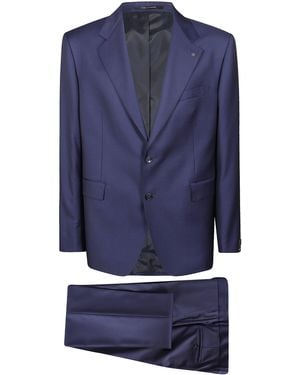 Tagliatore Deep Tailored Two Piece Suit - Blue