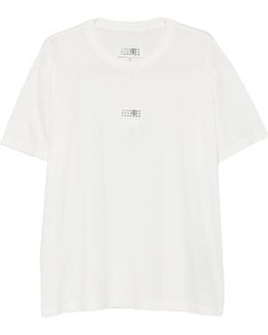 MM6 by Maison Margiela Logo Cotton T-Shirt - White