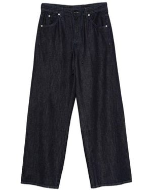 Semicouture Gema Cotton Trousers - Blue