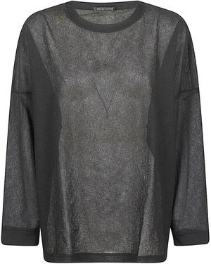 MIZUIRO Crewneck Jumper - Grey