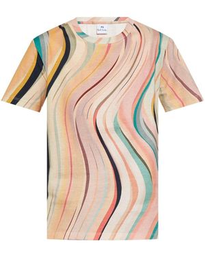 Paul Smith T-Shirt New Swirl - Rosa