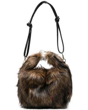 La Milanesa Alva Bucket Bag - Brown