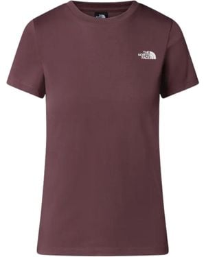 The North Face Logo T-Shirt - Purple