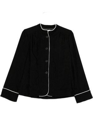 forte_forte Velvet Tang Jacket - Black