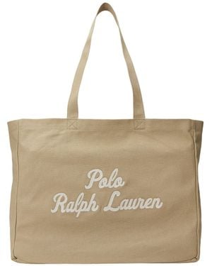 Polo Ralph Lauren Borsa A Spalla - Natural