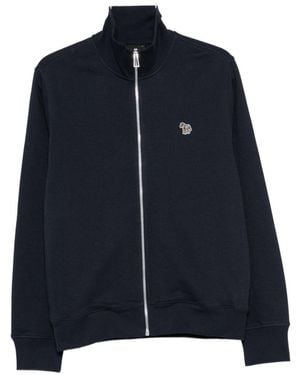 Paul Smith Zebra Logo Cotton Sweatshirt - Blue