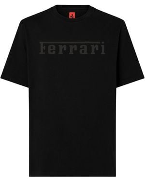 Ferrari Cotton T-Shirt - Black