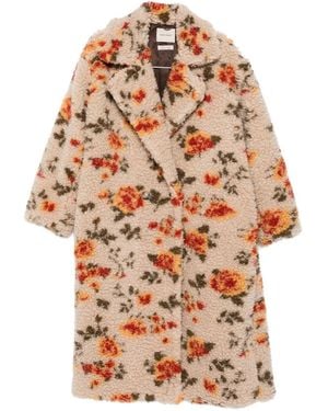 FRONT STREET 8 Single-Breasted Coat - Multicolour