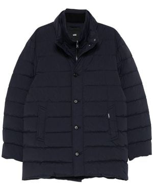 Add Down Jacket With Logo - Blue