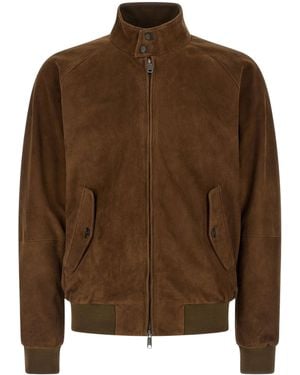 Baracuta Suede Jacket - Brown
