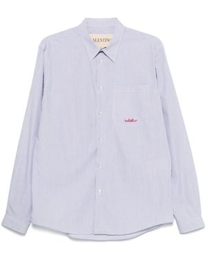 Valentino Striped Shirt - White