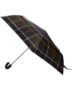 Barbour Ombrello Mini Tartan - Nero