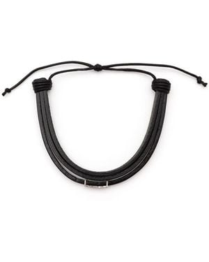 Saint Laurent Bracciale Cassandre - Nero