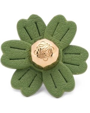 Loewe Flower Pin - Green