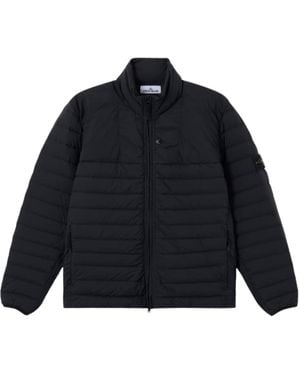 Stone Island Giacca Tunnel Down Senza Cuciture - Blu