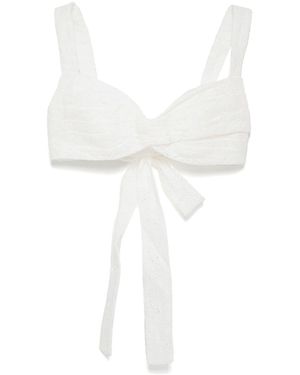 Zimmermann Bralette Crush - Bianco