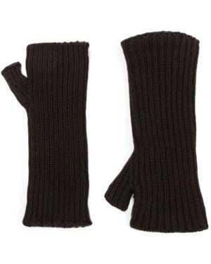 Mrz Wool And Cashmere Gloves - Black