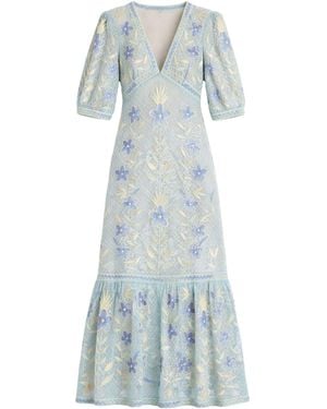 Antik Batik Carioca Long Dress - Blue