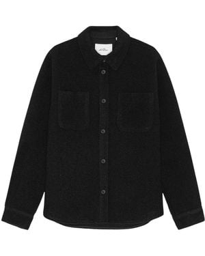 Les Deux Bouclé Overshirt - Black