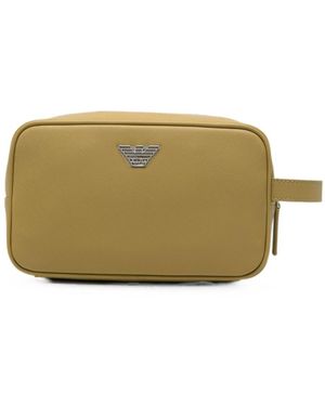 Emporio Armani Logo Beauty-Case - Natural