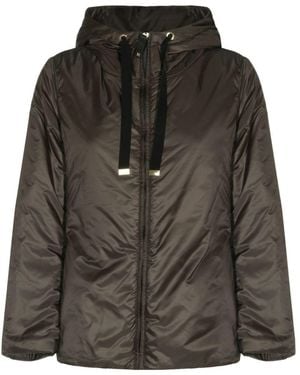 Max Mara Nylon Padded Blouson Jacket - Black