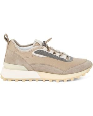 Brunello Cucinelli Leather Trainers - Natural