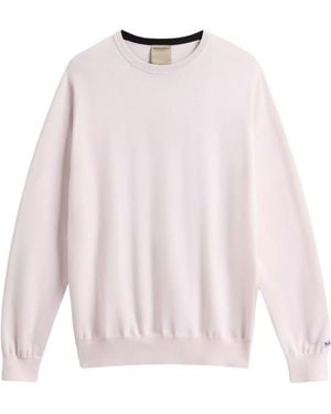 Woolrich Sweatshirt With Embroidered Logo - Pink