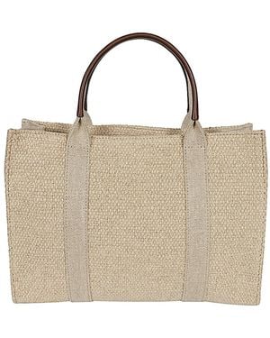 The Row Georgia Canvas Tote Bag - Natural