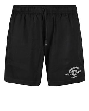 Amiri Bermuda Shorts With Logo - Black