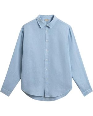Woolrich Cotton Shirt - Blue