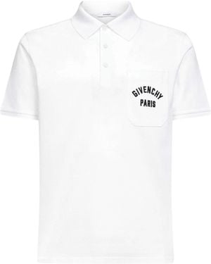 Givenchy Polo Shirt With Pocket - White