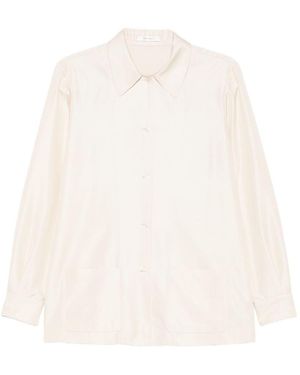 The Row Lucetta Silk Shirt - White