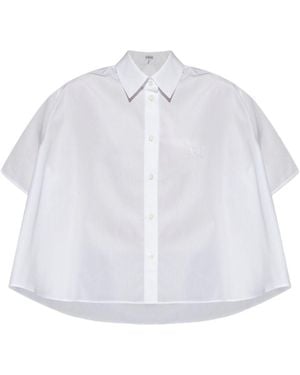 Loewe Cotton Trapeze Shirt - White