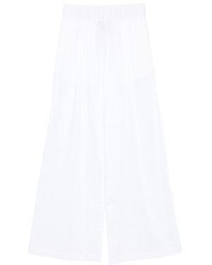 Semicouture Jhonny Cotton Trousers - White