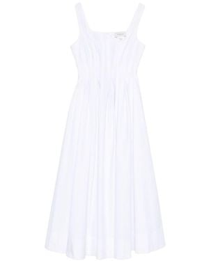 Sportmax Cotton Long Dress - White