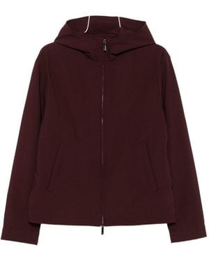 Emporio Armani Nylon Blouson Jacket - Red